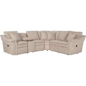 La-Z-Boy Devon  5 Pc Power Reclining Sectional w/ Cupholders