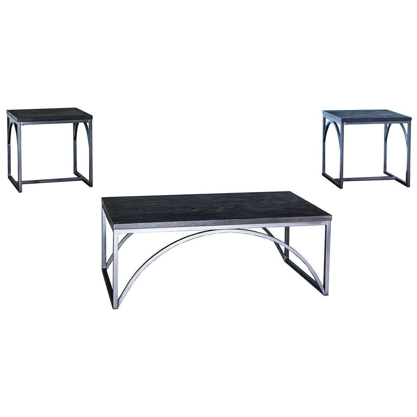 Lane 7332 Contemporary Occasional Group with Metal Base Find Your