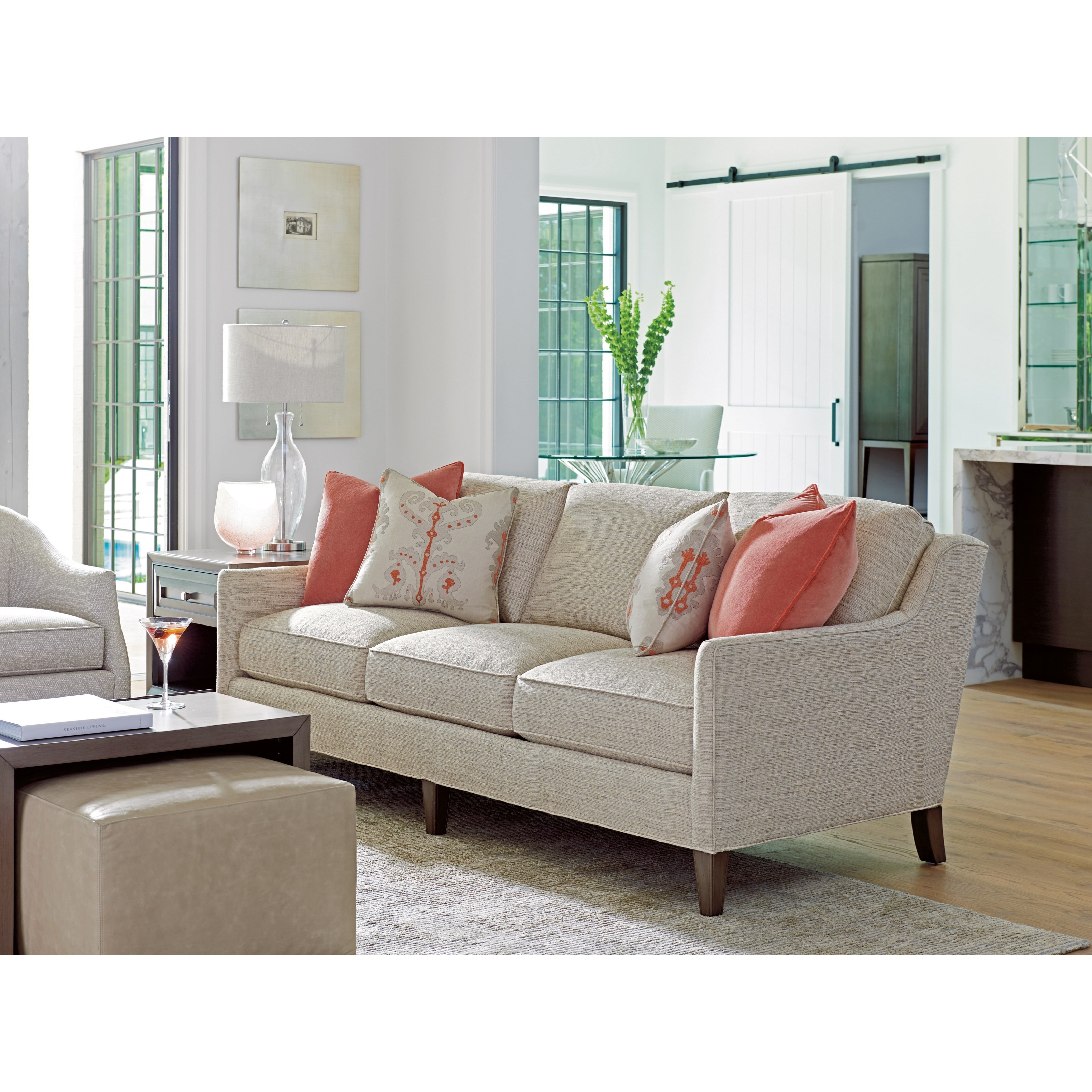 Lexington Ariana Turin Contemporary Sofa Howell Furniture Sofas