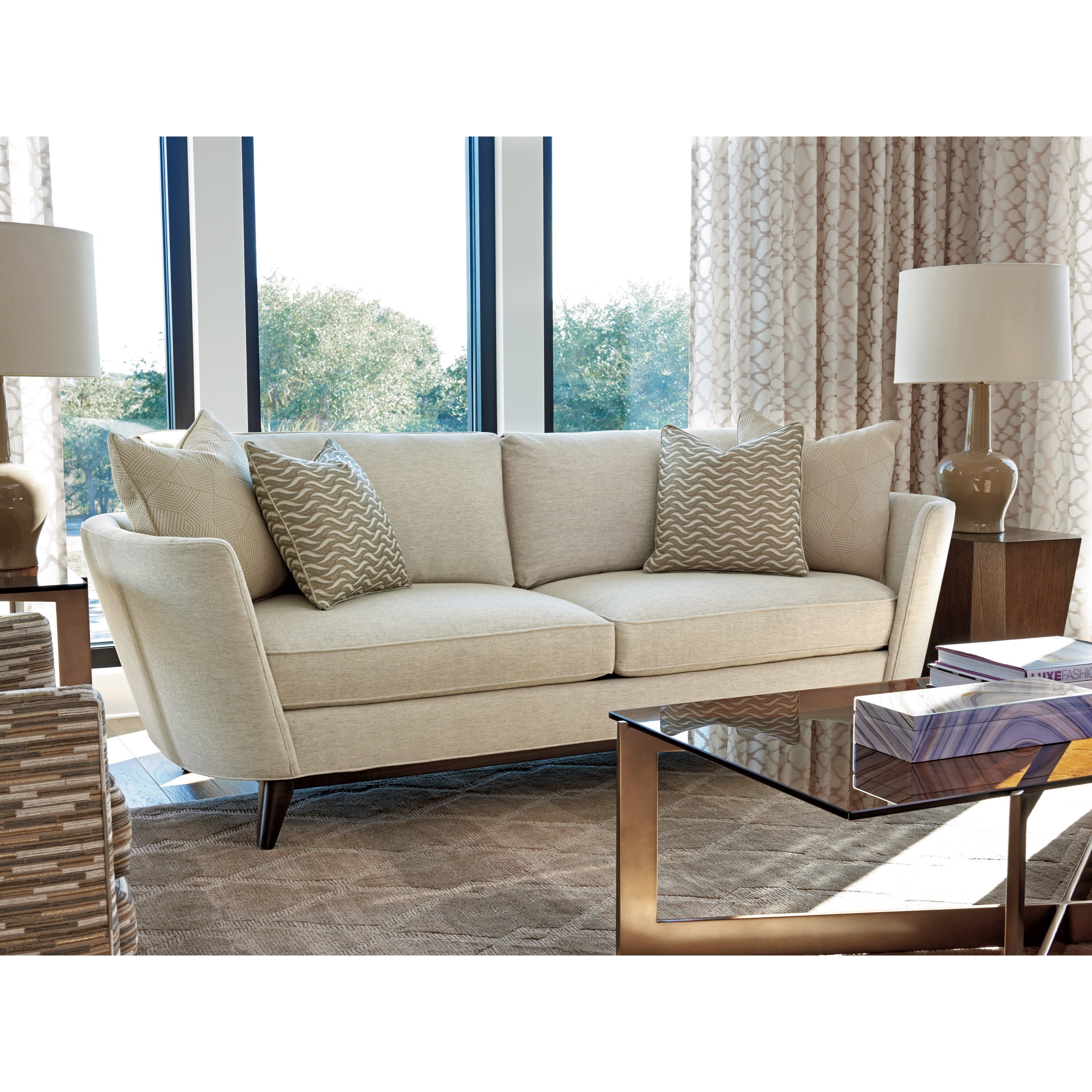 Lexington Zavala Kahn Modern Sofa Belfort Furniture Sofas