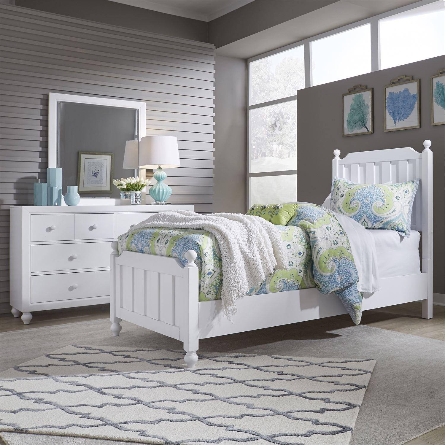 Liberty Furniture Cottage View Cottage Style Twin Panel ...