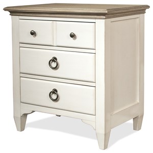 Riverside Furniture Myra 3-Drawer Nightstand