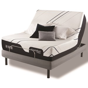 Queen 12 1/2" Plush Memory Foam Adj Set