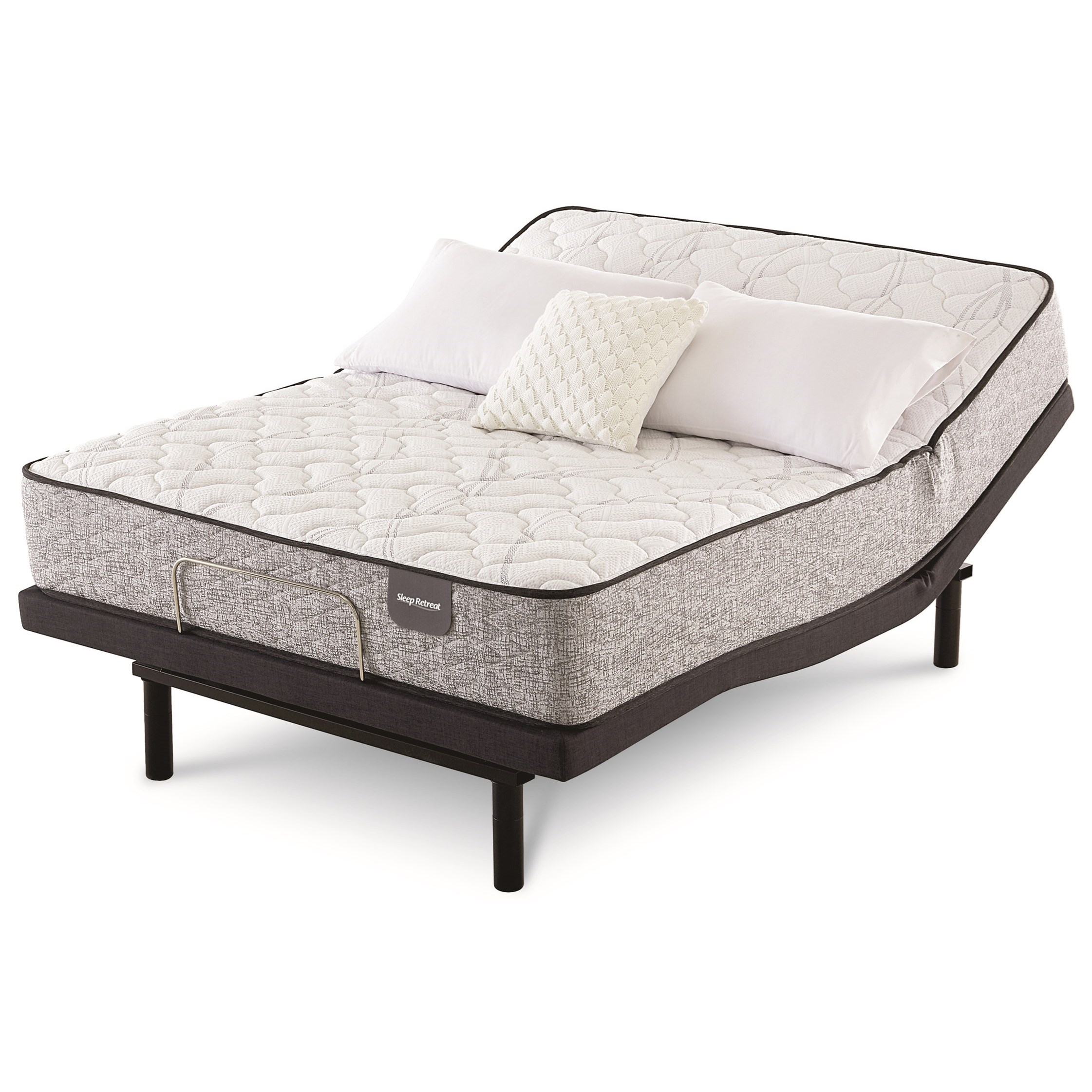 Queen Pocketed Coil Adj Mattress Set