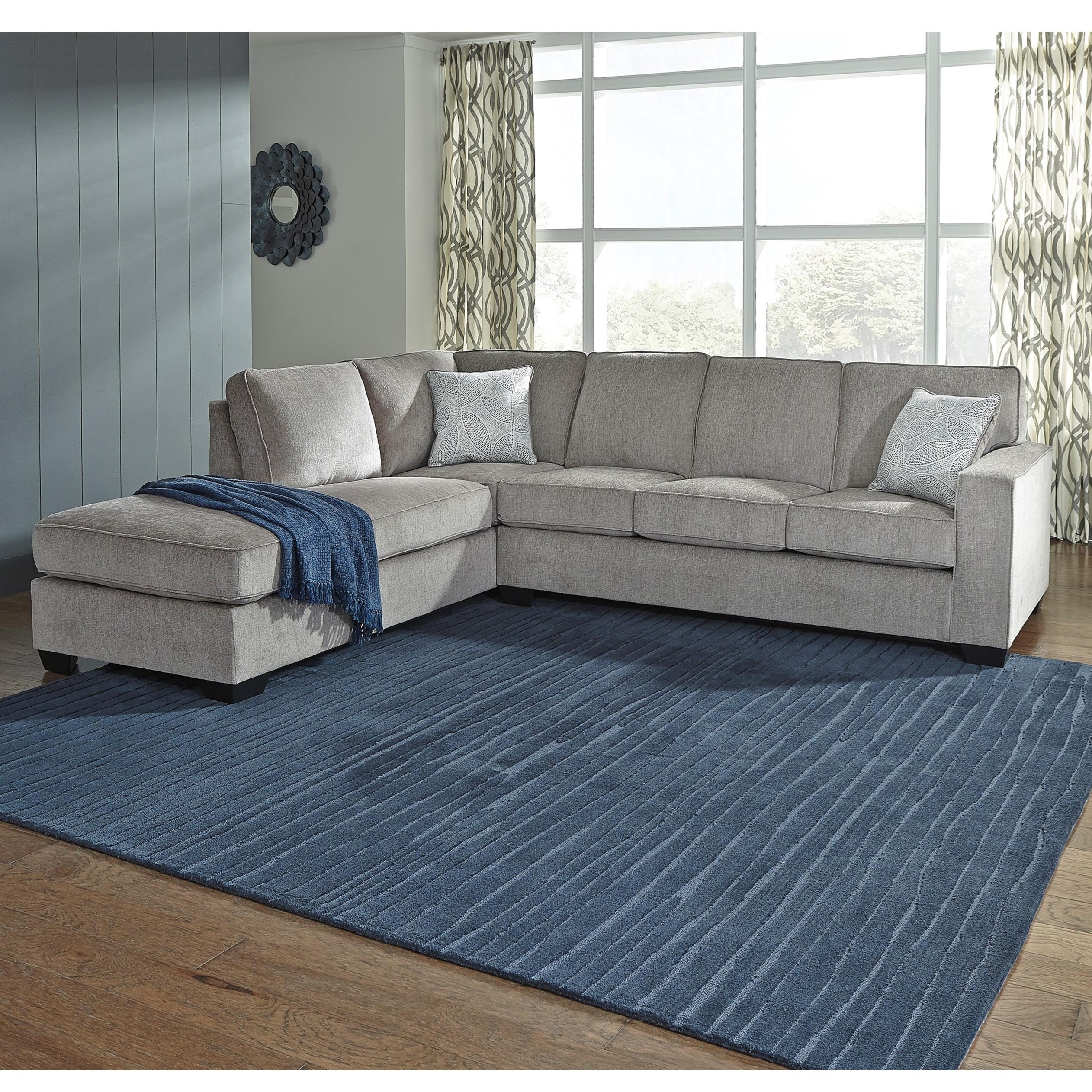 Signature Design by Ashley Altari Sleeper Sectional with ...