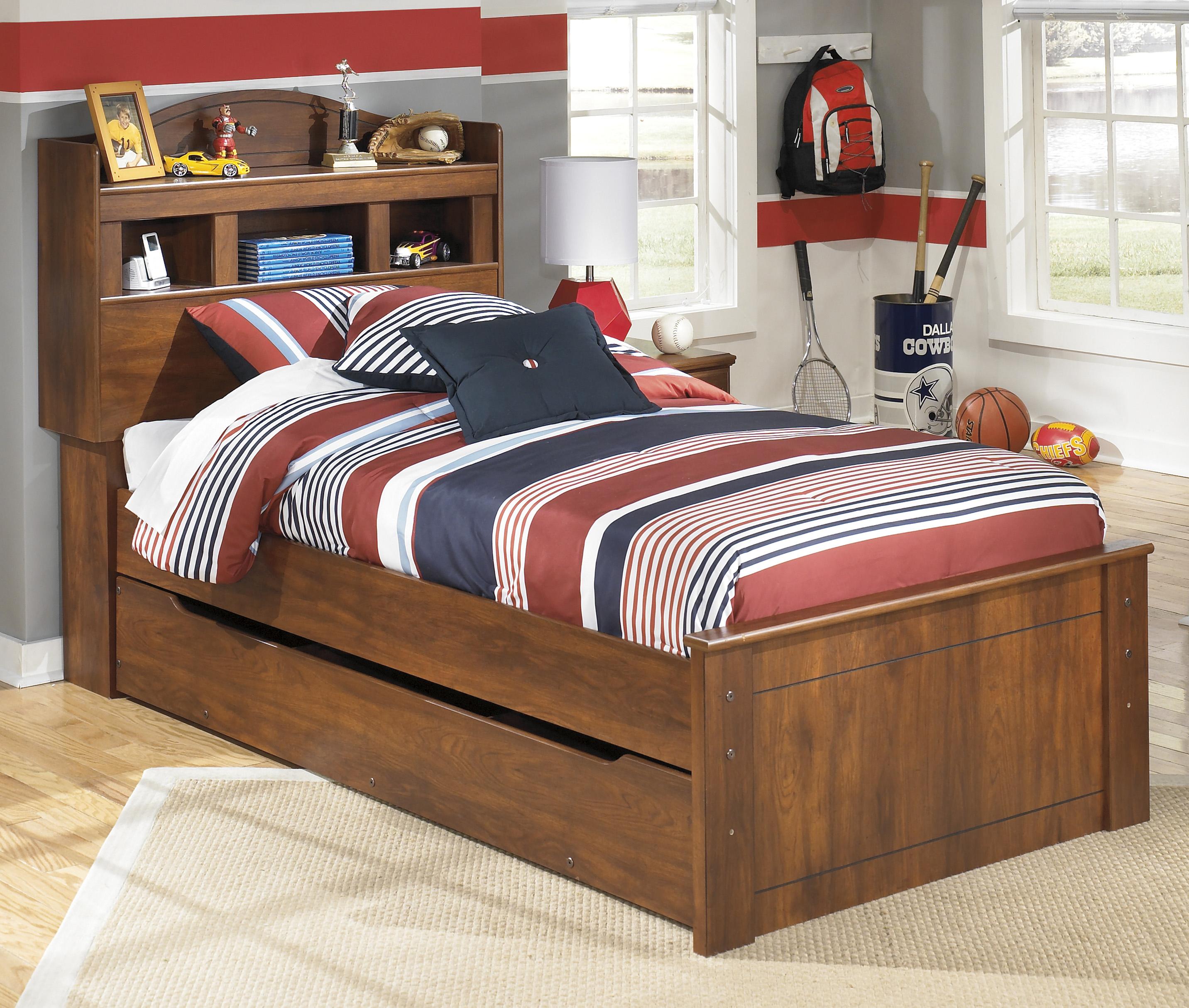 Signature Design by Ashley Barchan Twin Bookcase Bed with ...