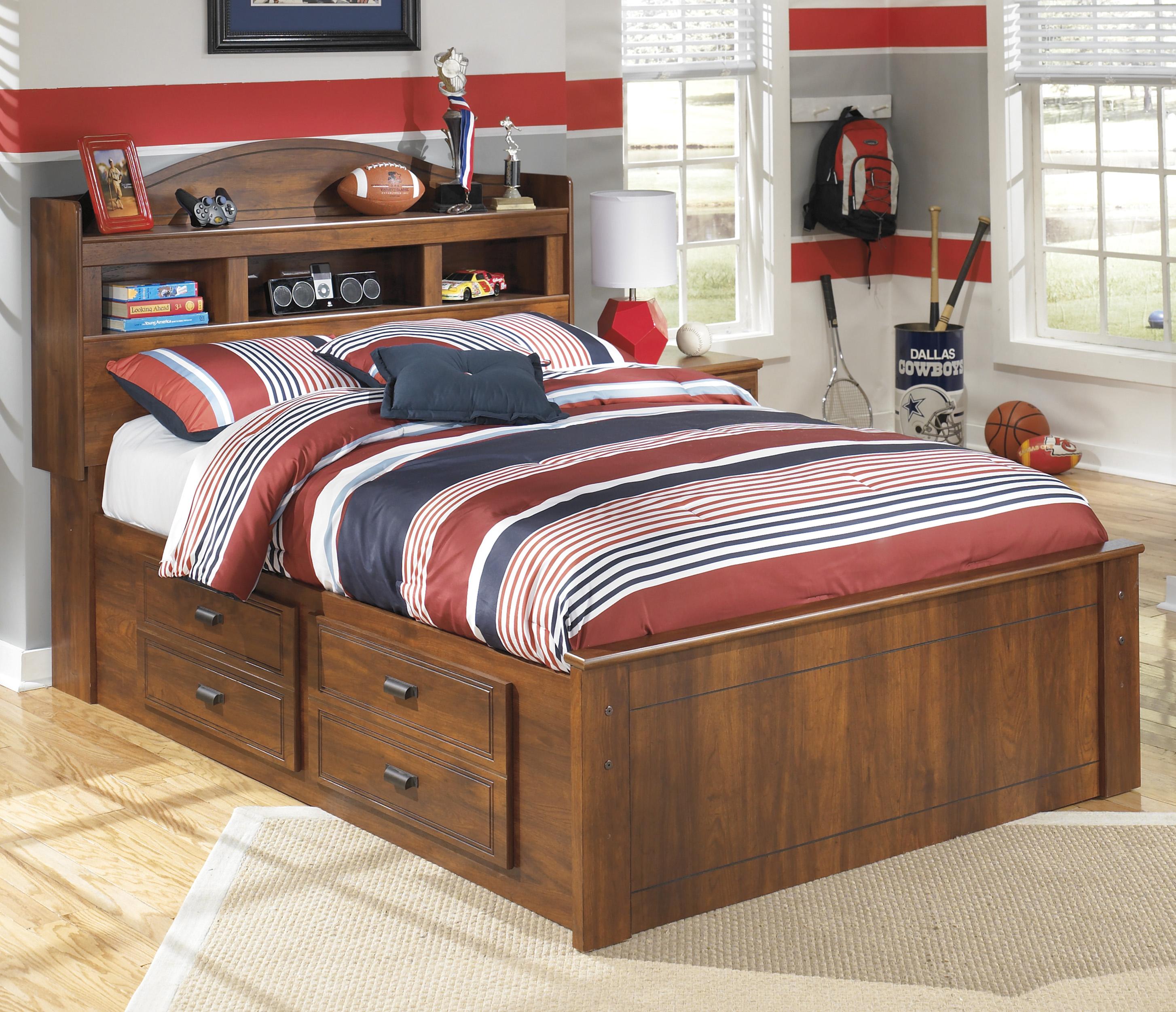 Signature Design by Ashley Barchan Full Bookcase Bed with ...