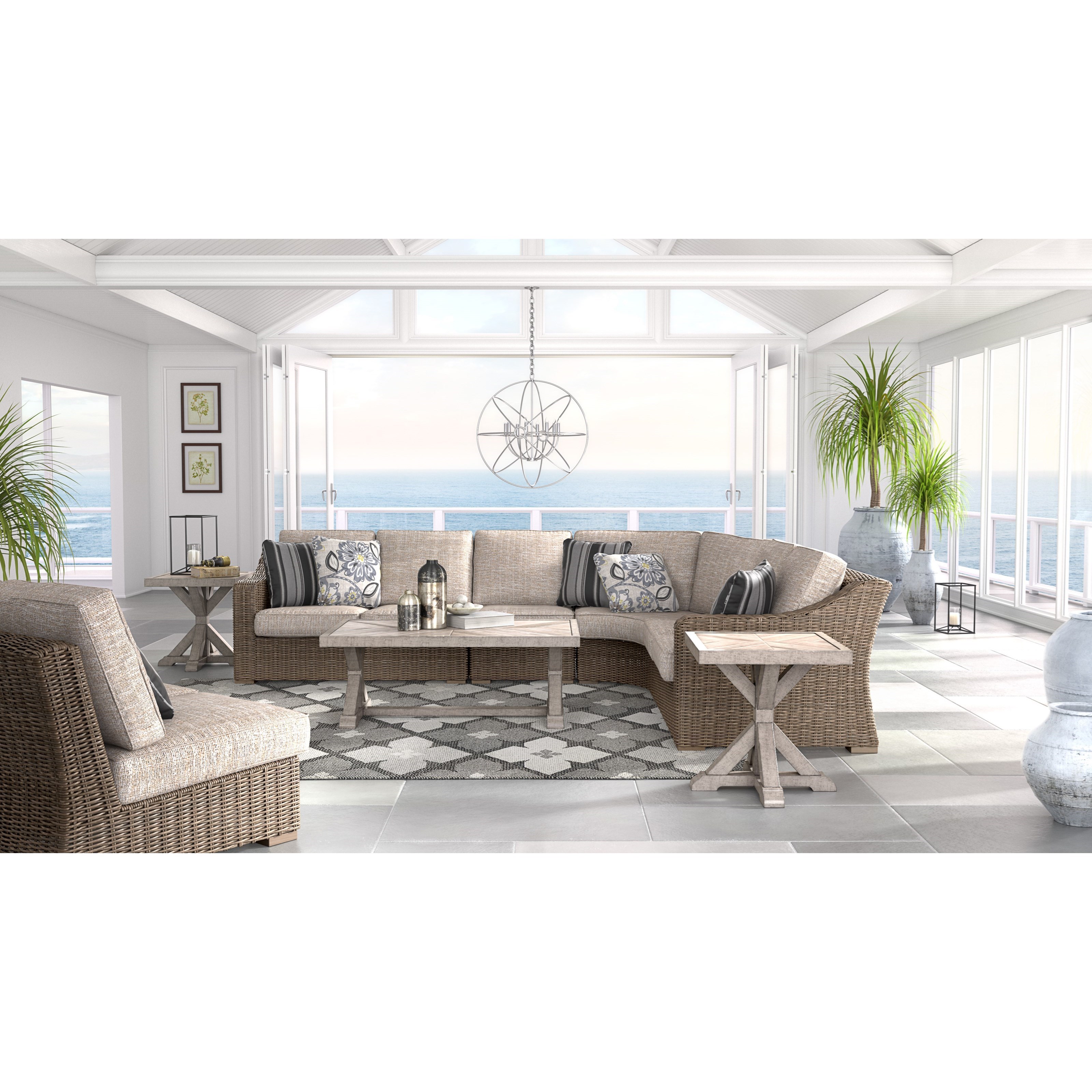 Signature Design by Ashley Beachcroft P791854+2x846+851+2x702+701