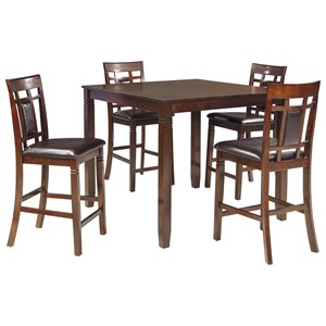 Signature Design by Ashley Bennox 5-Piece Dining Room Counter Table Set