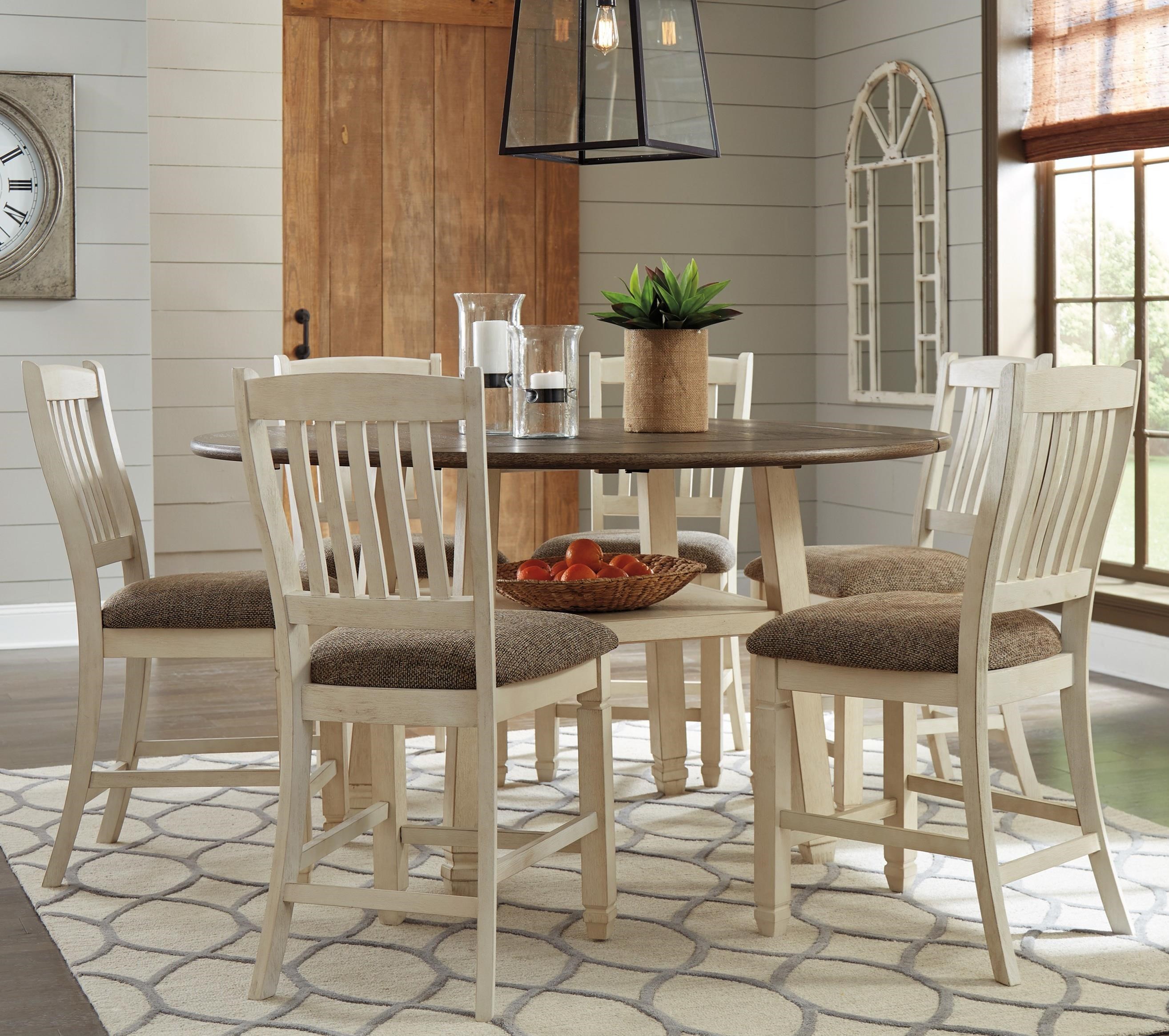 Ashley Signature Design Bolanburg Relaxed Vintage 7-Piece ... (2629 x 2331 Pixel)