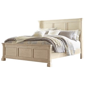 Signature Design by Ashley Bolanburg Queen Louvered Headboard Panel Bed