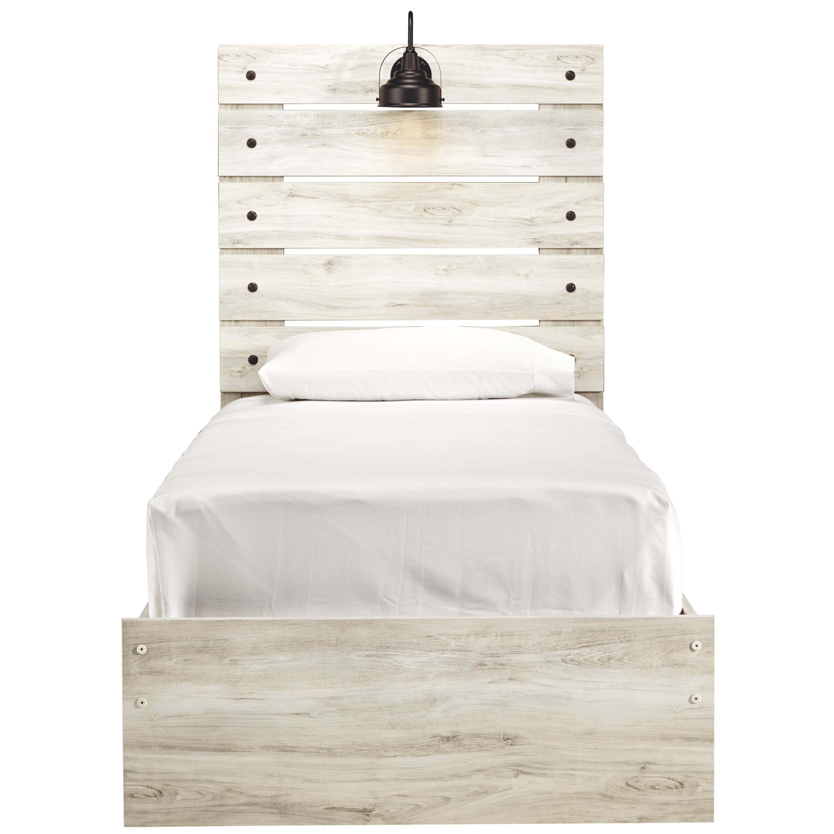 Signature Design by Ashley Cambeck Rustic Twin Panel Bed ...