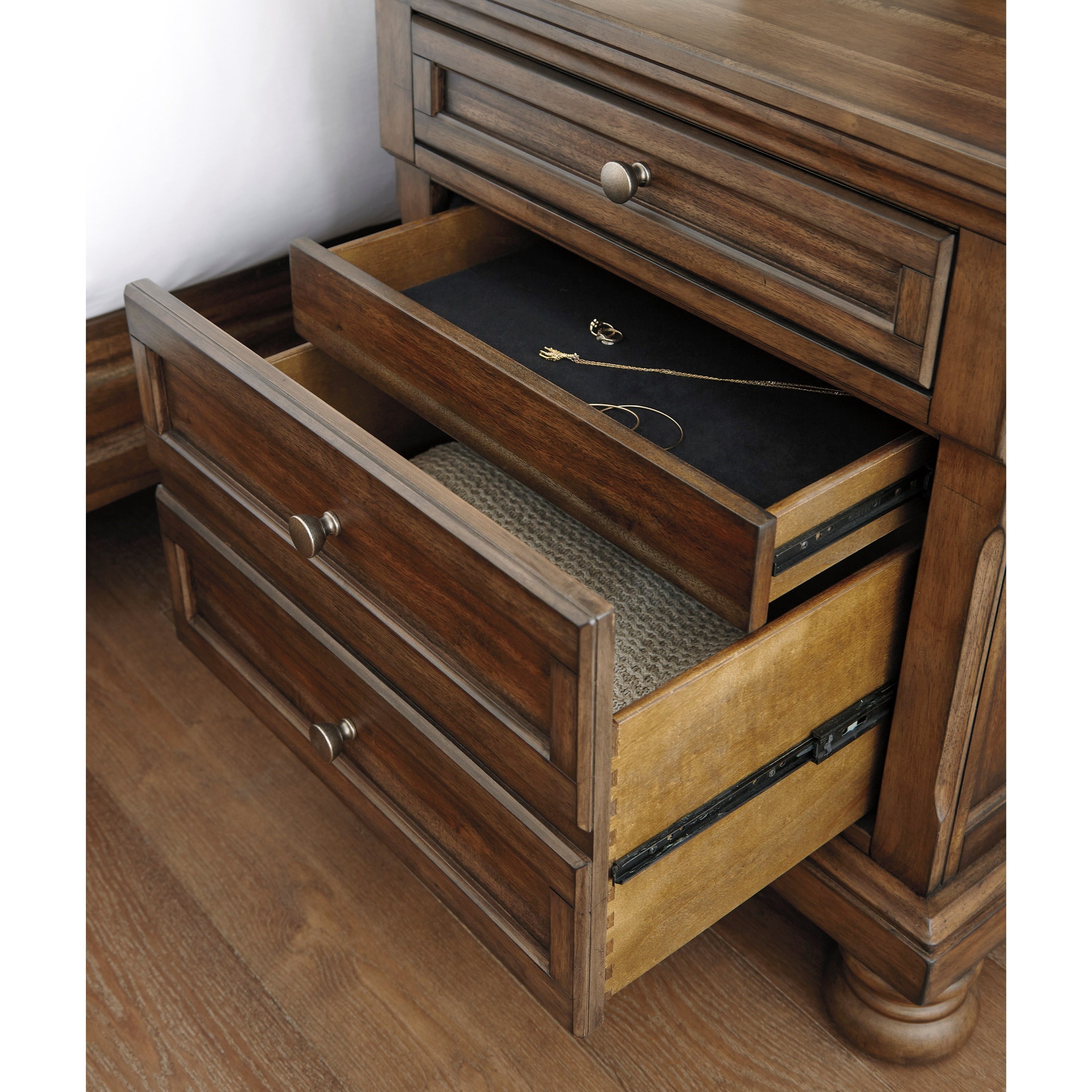 Signature Design by Ashley Flynnter Two Drawer Night Stand ...