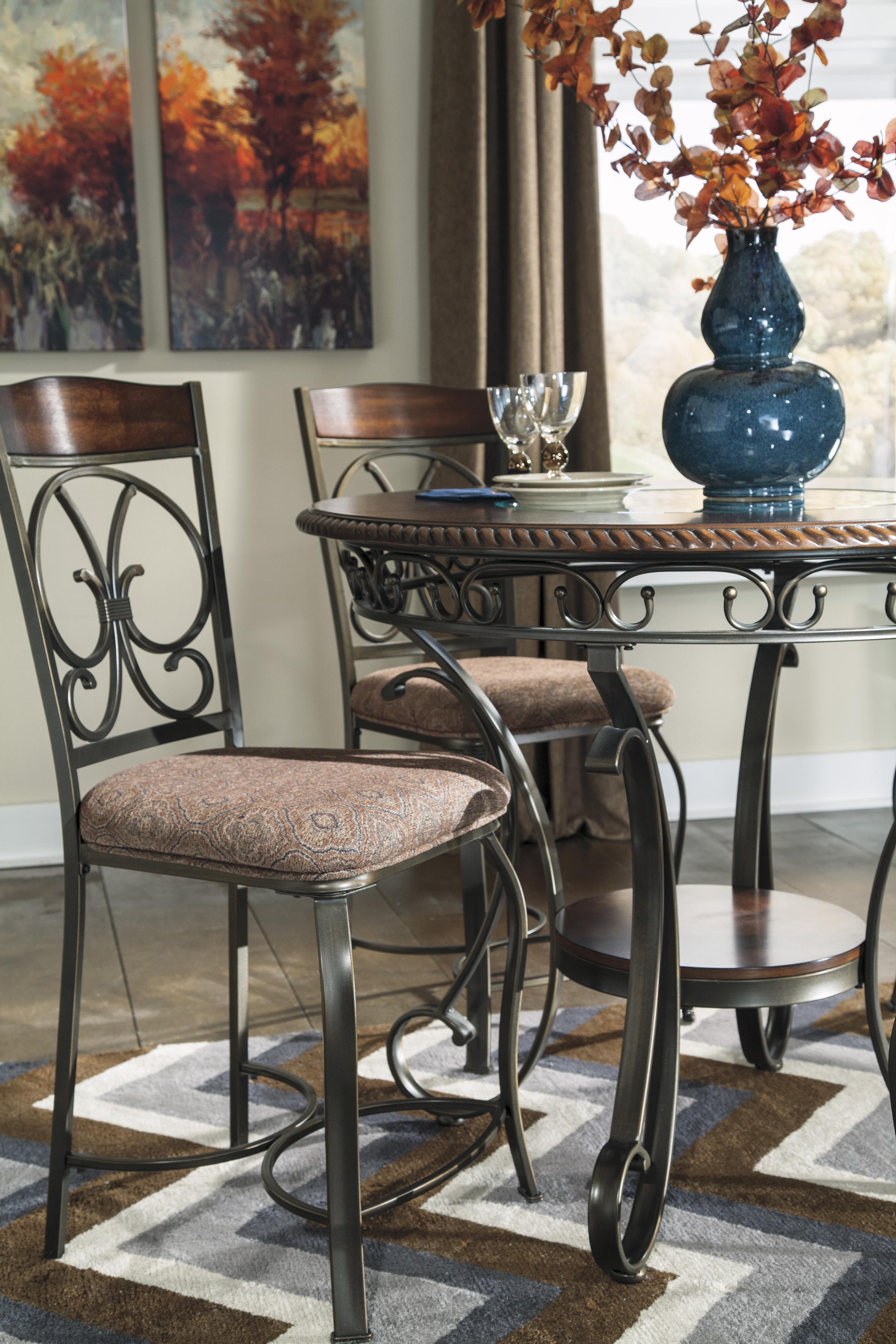 Signature Design by Ashley Glambrey Round Counter Table ...