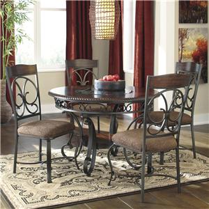 Signature Design by Ashley Glambrey Round Dining Table and Chair Set