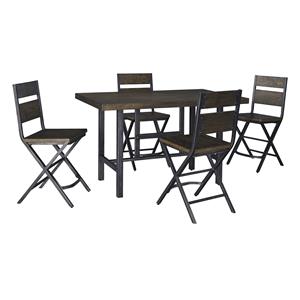 Signature Design by Ashley Kavara 5-Piece Counter Table & Bar Stool Set