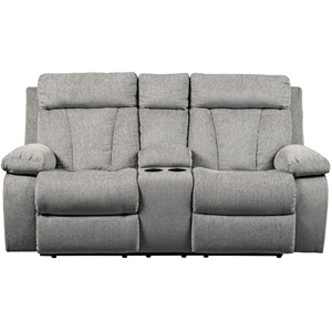 Signature Design by Ashley Mitchiner Double Reclining Love Seat