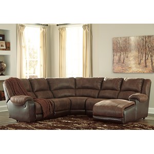 Signature Design by Ashley Nantahala Reclining Sectional with Chaise