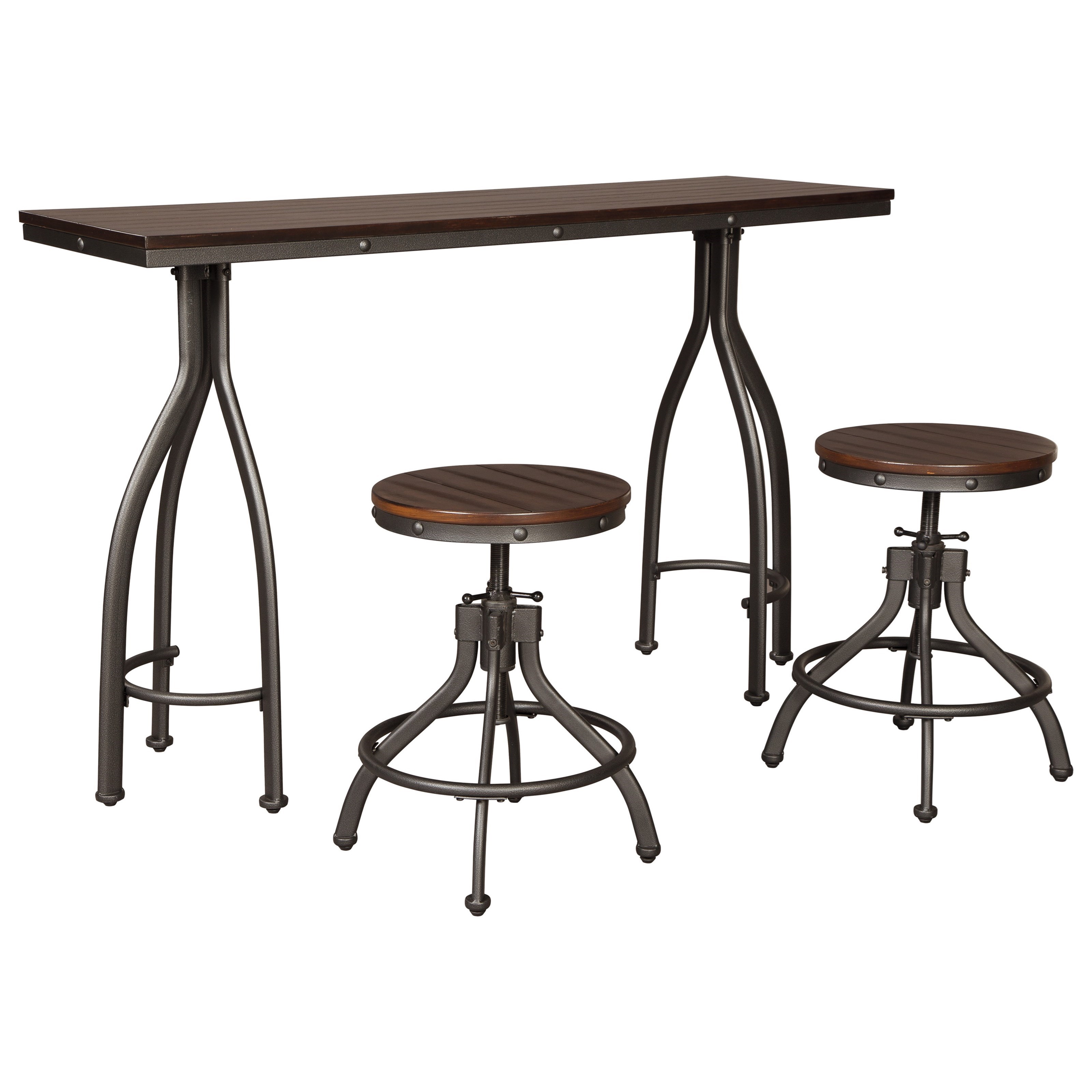 Signature Design by Ashley Odium Industrial 3-Piece ...