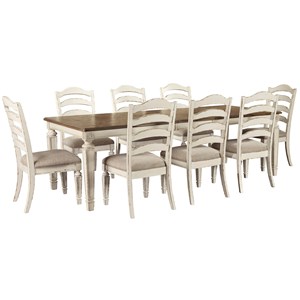 9-Piece Rectangular Table and Chair Set