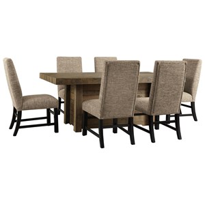 7-Piece Rectangular Dining Room Table Set