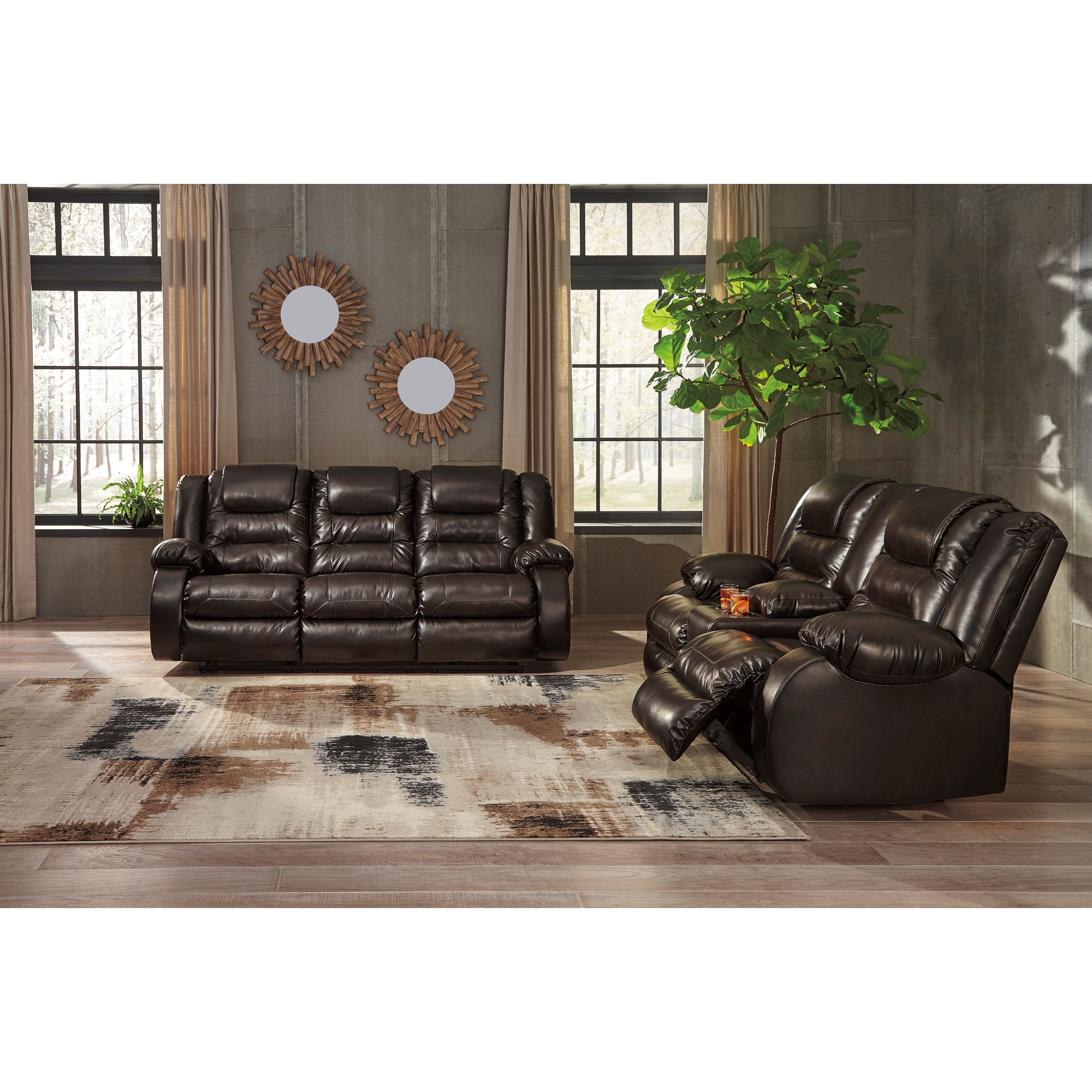 Signature Design by Ashley Vacherie Reclining Living Room ...
