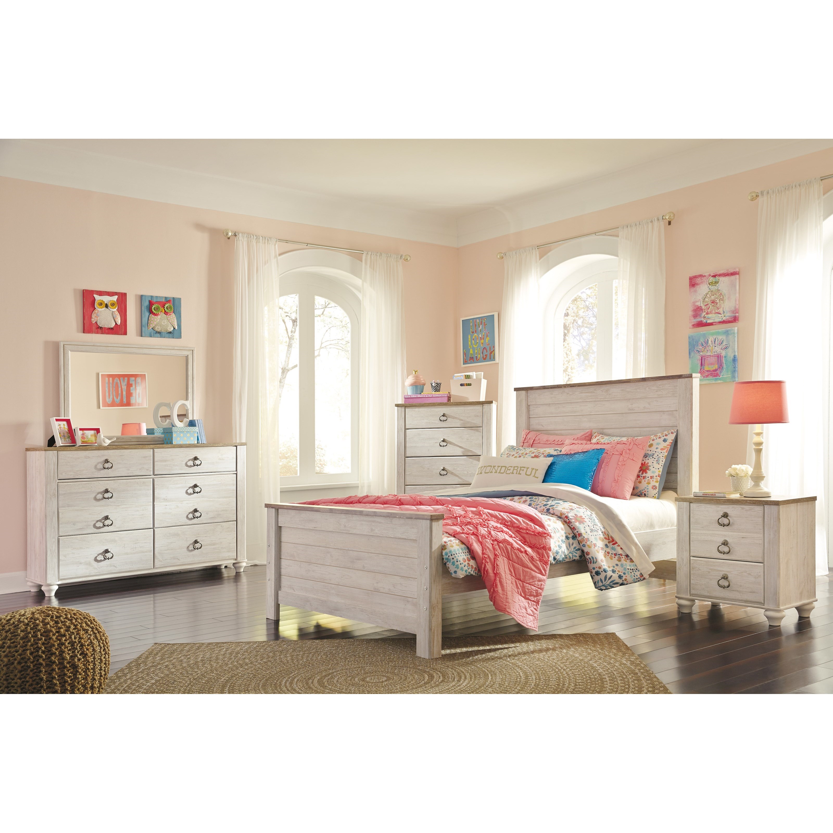 Signature Design by Ashley Willowton Full Bedroom Group ...