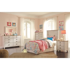 Signature Design by Ashley Willowton Twin Bedroom Group