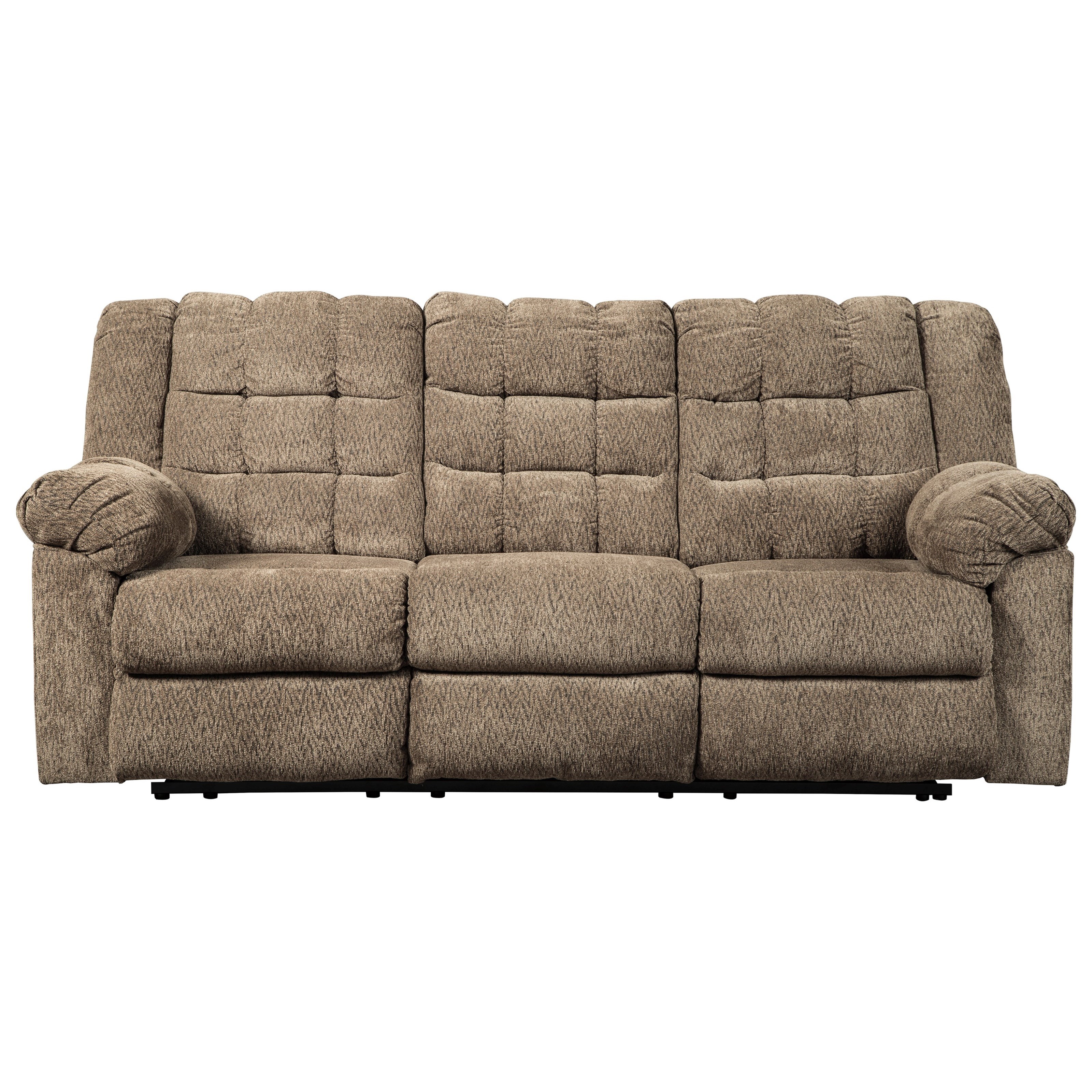 Signature Design by Ashley Workhorse Casual Reclining Sofa | Royal Furniture | Reclining Sofas