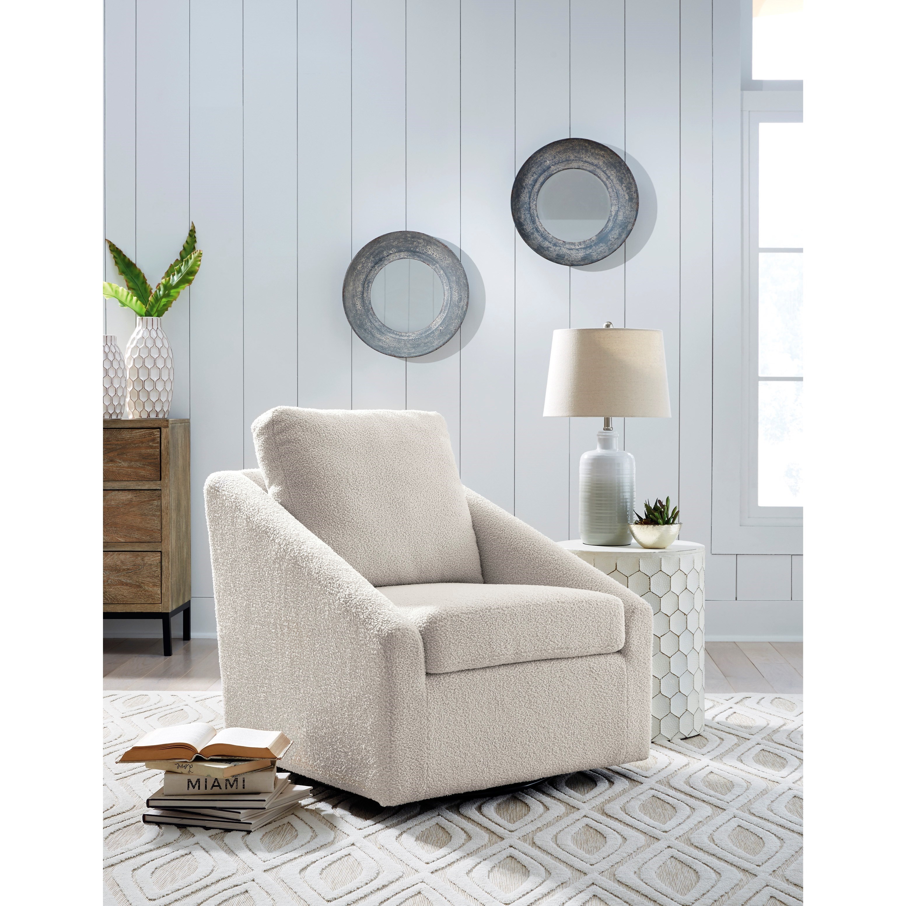Signature Design by Ashley Wysler Swivel Accent Chair in