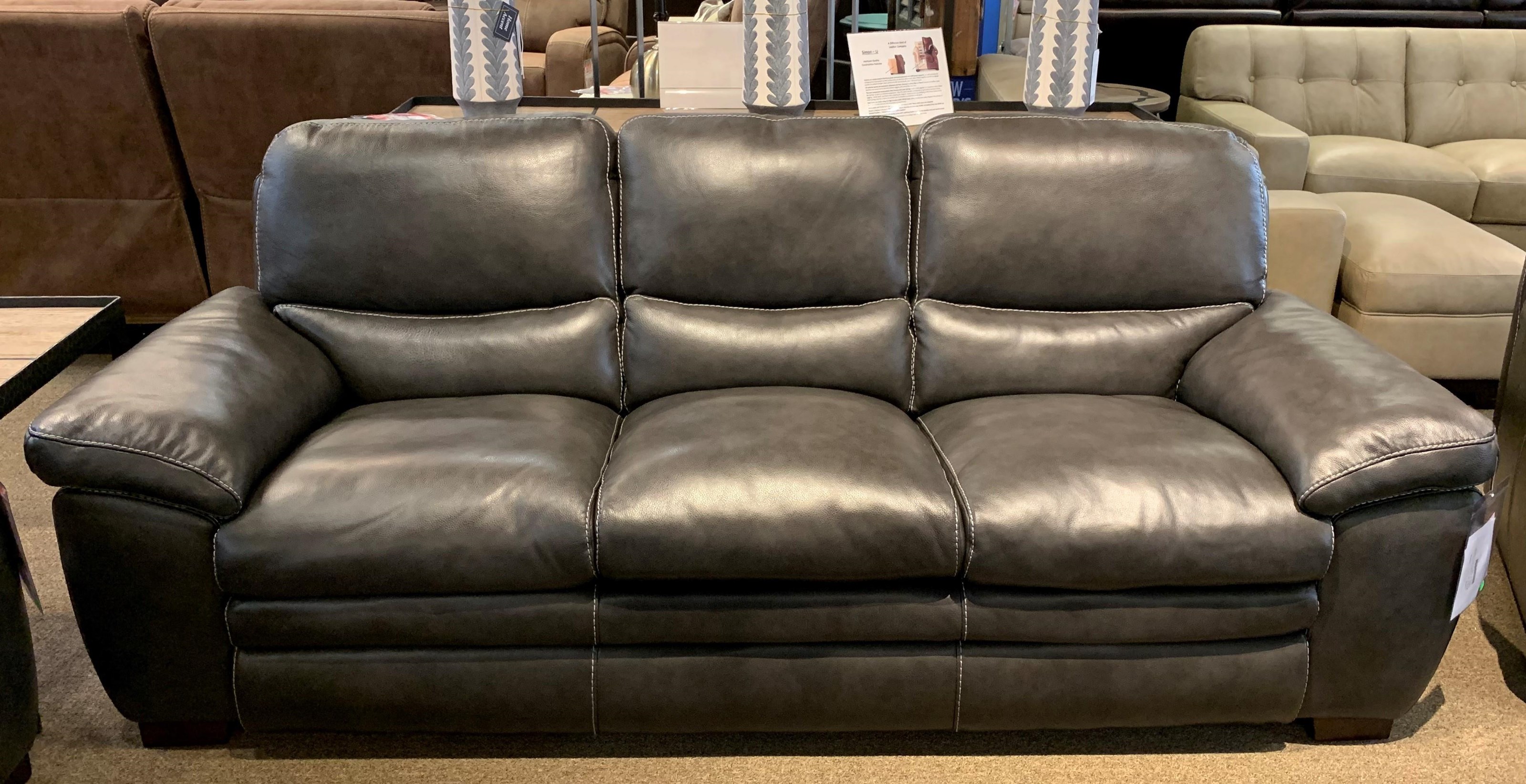 Simon Li Stampede Stampede Leather Sofa Howell Furniture Sofas