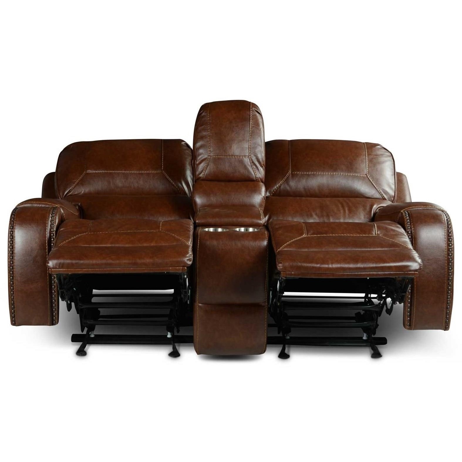 Steve Silver Keily Manual Motion Glider Recliner Loveseat A1 Furniture & Mattress Reclining