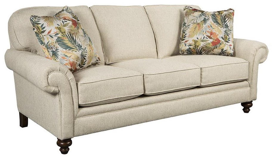 Stone & Leigh Furniture Larissa 100740023 Rolled Arm Sofa | Baer's