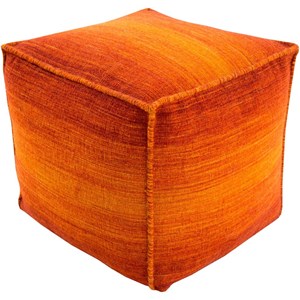 Surya Chaz 18 x 18 x 18 Cube Pouf