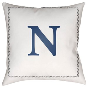 Surya Initials Pillow