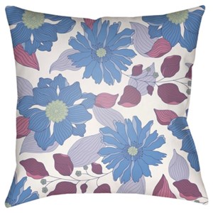 Surya Moody Floral Pillow