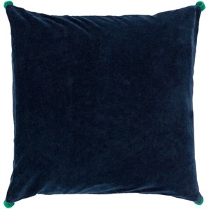 Surya Velvet Poms Pillow