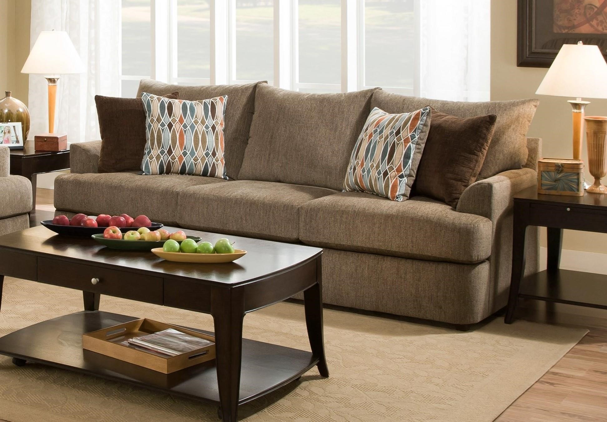 United Furniture Industries 8540BR 8540BRSOFA Casual Sofa ...