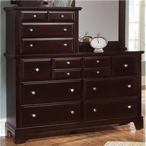 Vaughan Bassett Hamilton/Franklin Vanity Dresser