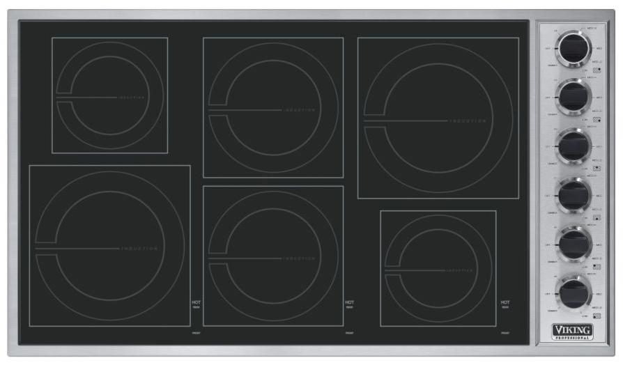 Viking 36" BuiltIn Induction Cooktop with 6 Elements Colder's