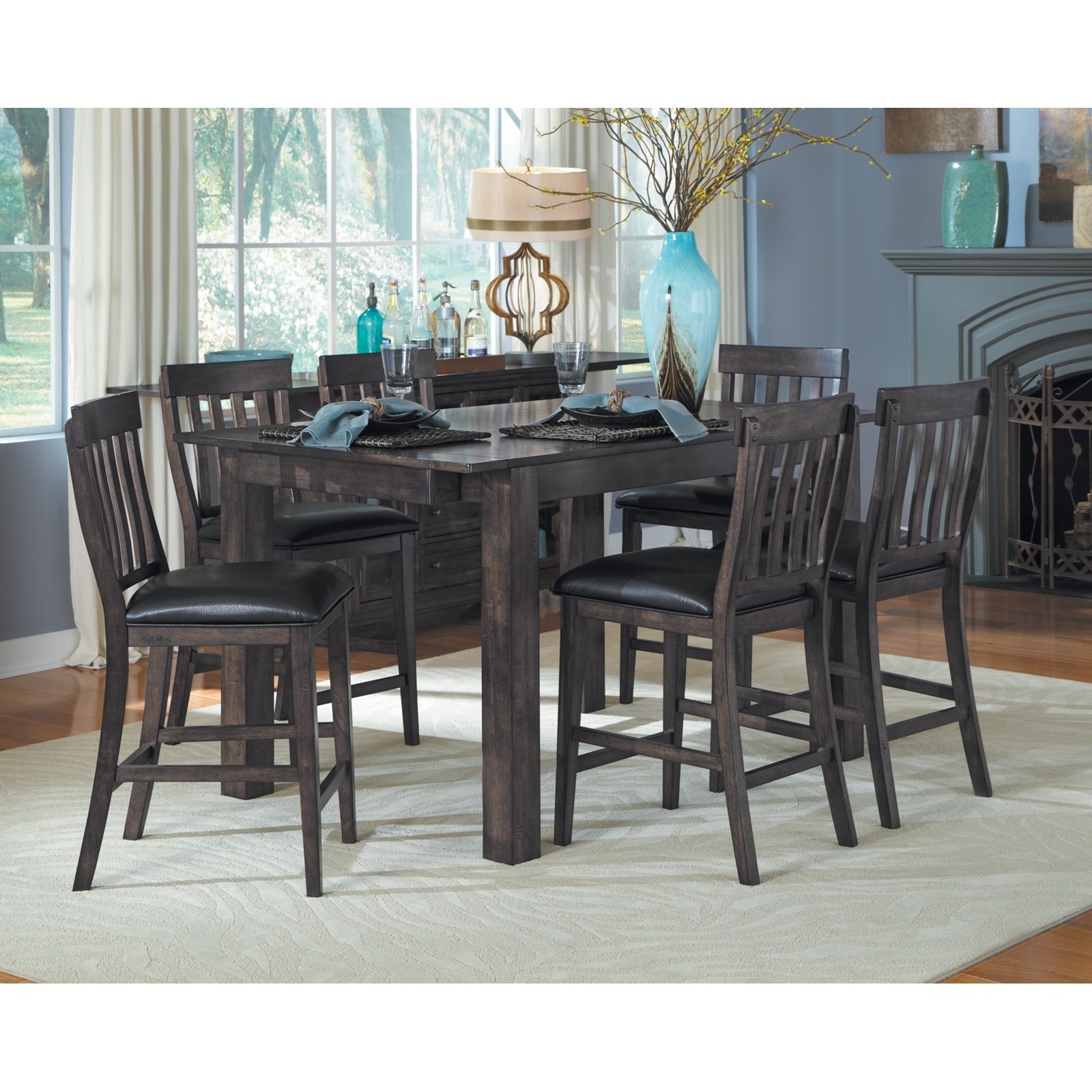 7 Piece Table and Chairs Set