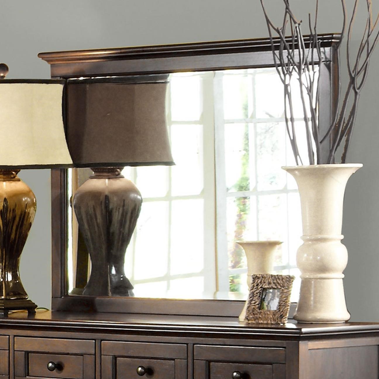 AA Westlake Transitional Dresser Mirror with Moulding Walker's