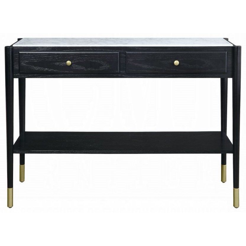 Acme Furniture Atalia Contemporary Sofa Table with Marble Top Value