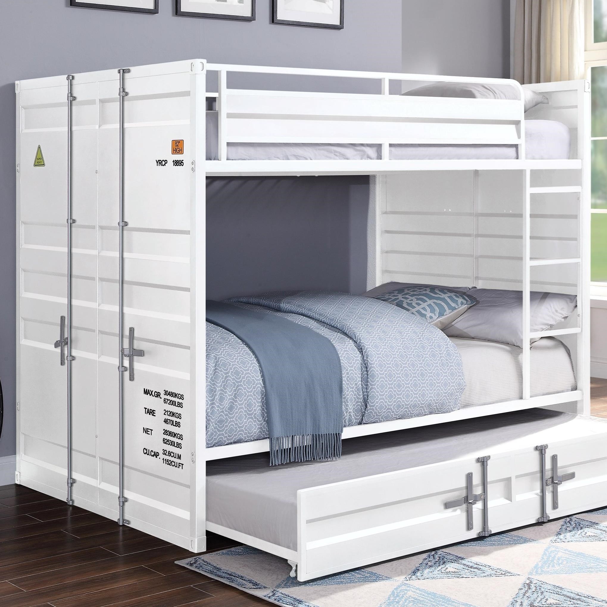 Acme Furniture Cargo 37885 Bunk Bed (Full/Full) Corner Furniture