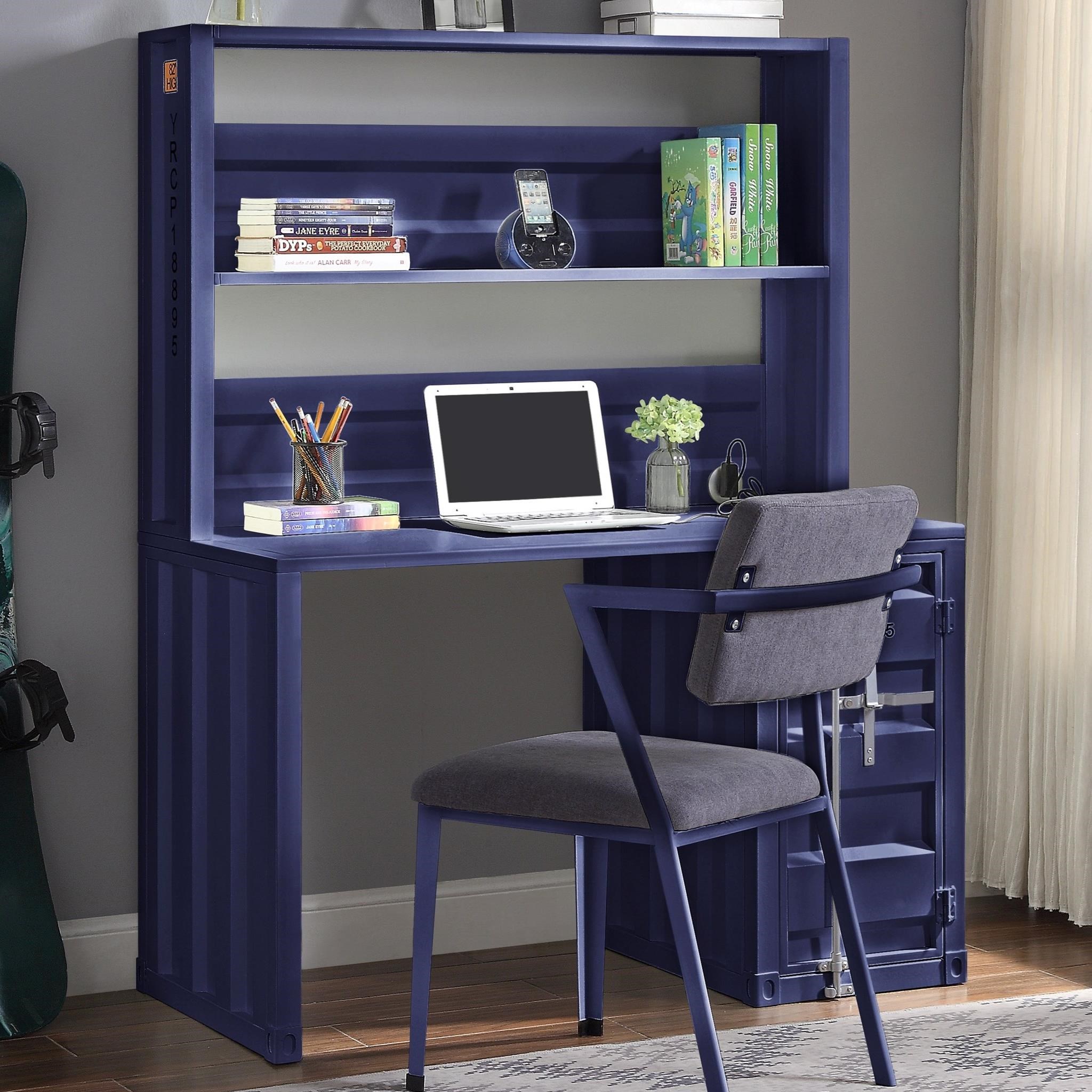 Acme Furniture Cargo Desk & Hutch with Container Style Value City Furniture Desk & Hutch Sets
