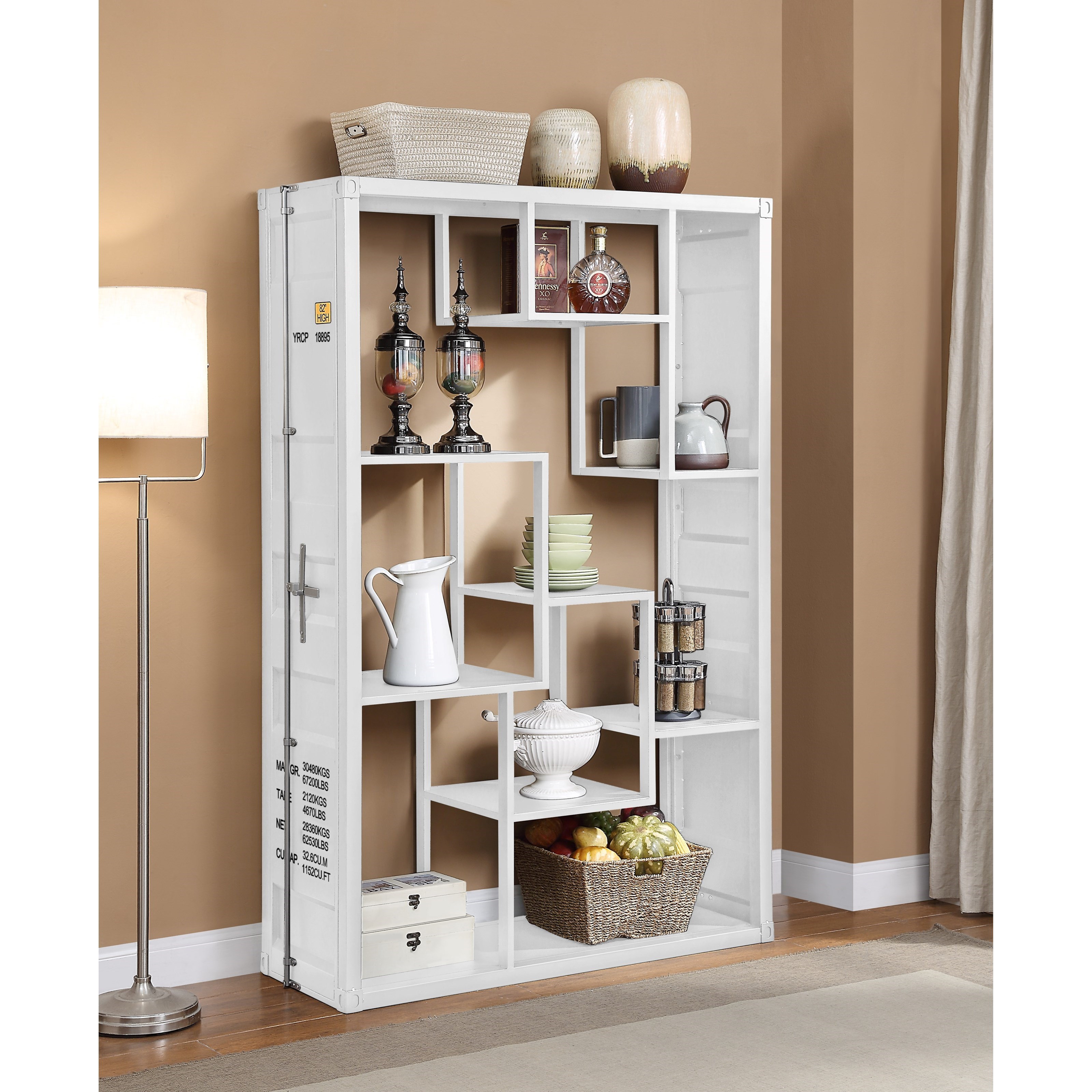 Acme Furniture Cargo Shelf Rack / Book Shelf Value City Furniture
