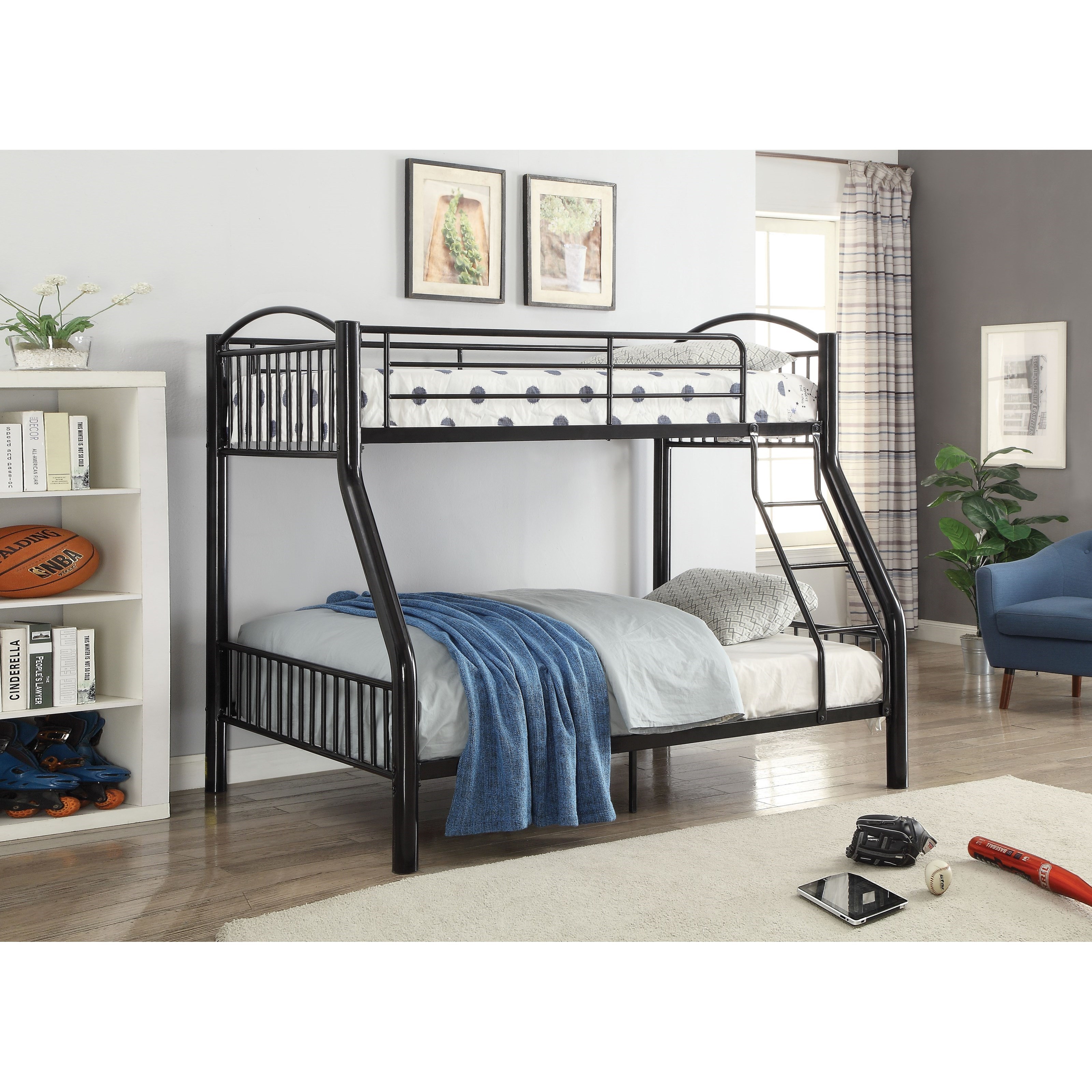 Acme Furniture Cayelynn Metal Full over Twin Bunk Bed A1 Furniture