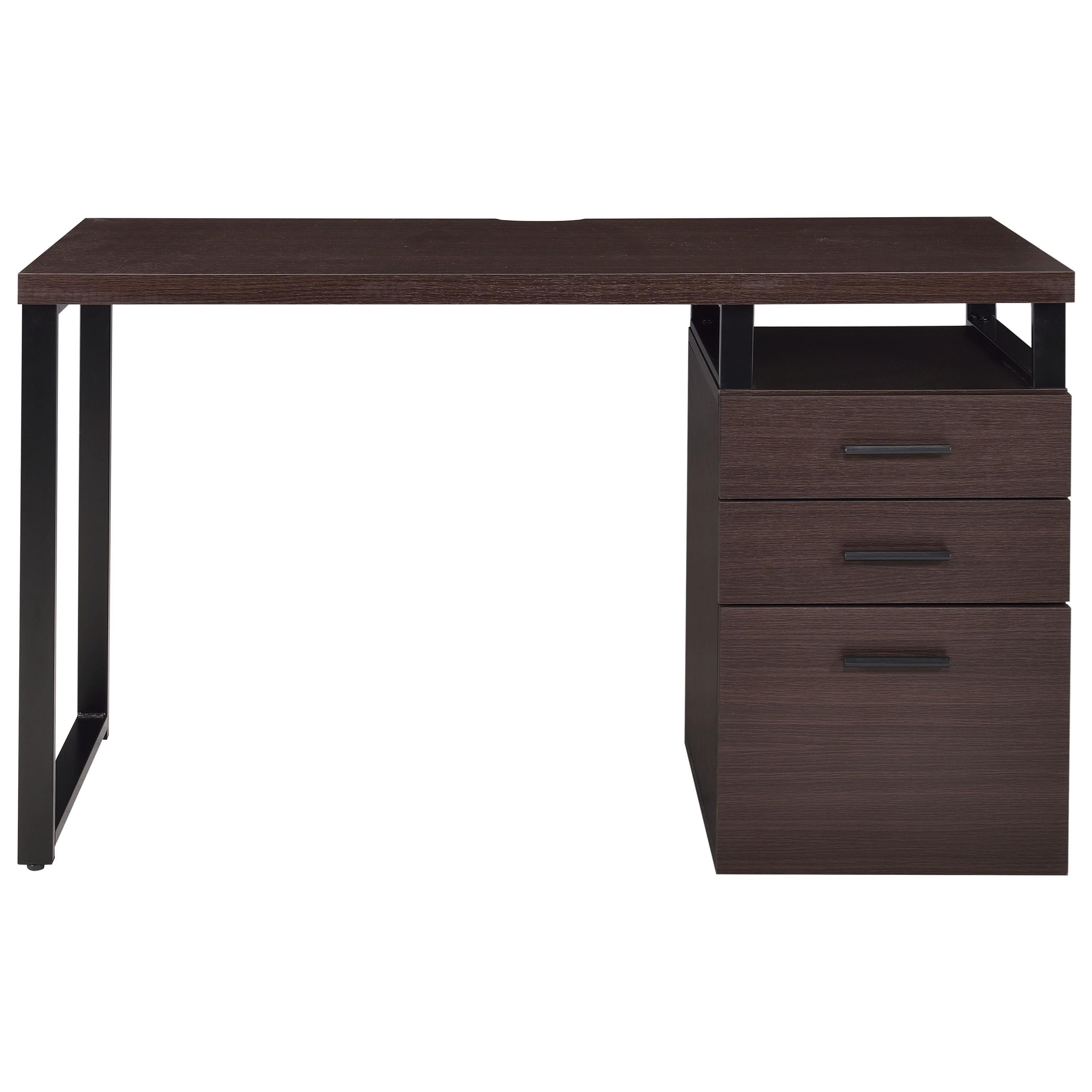 Acme Furniture Coy Contemporary 3Drawer Desk Value City Furniture