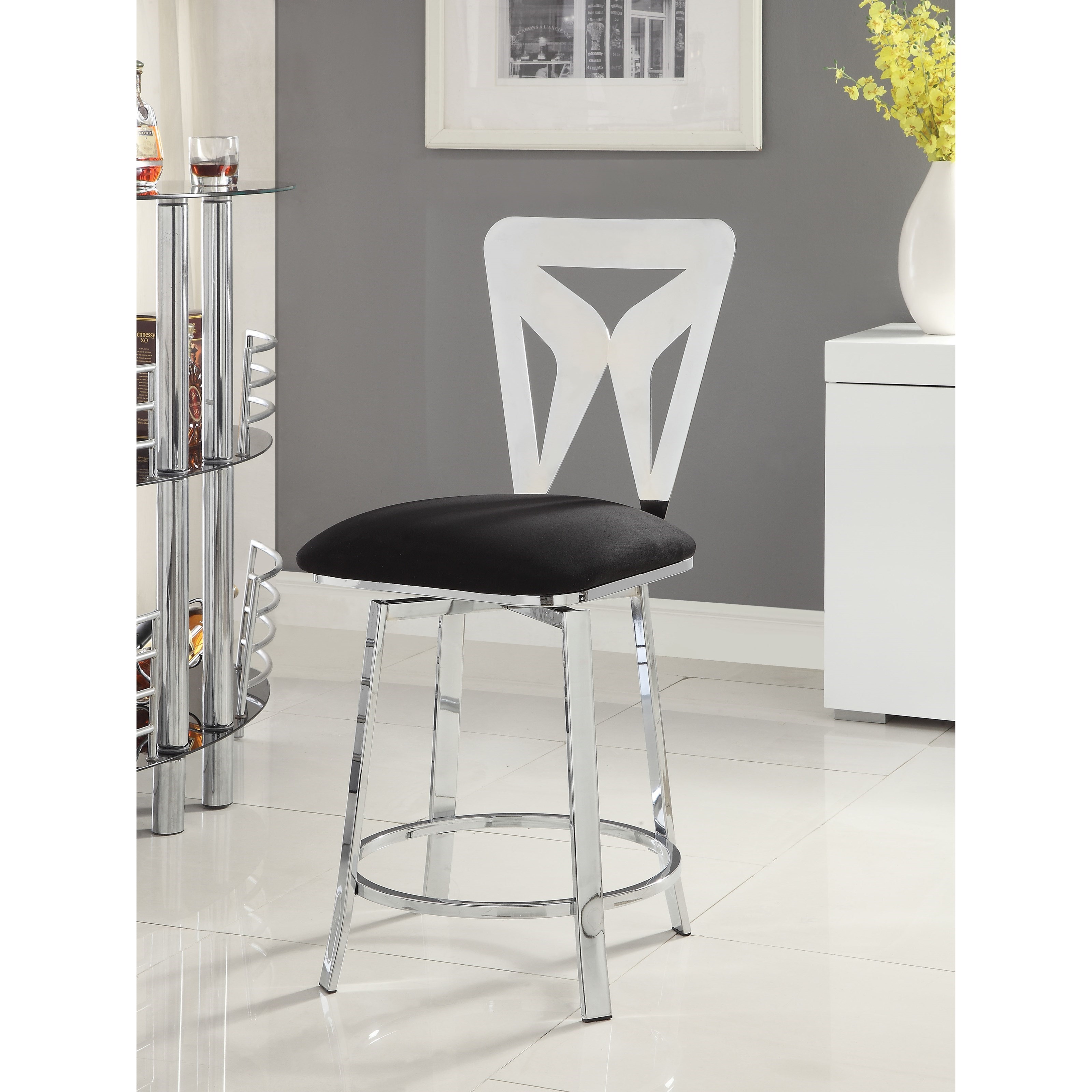 Acme Furniture Felice Metal Counter Height Bar Stool A1 Furniture