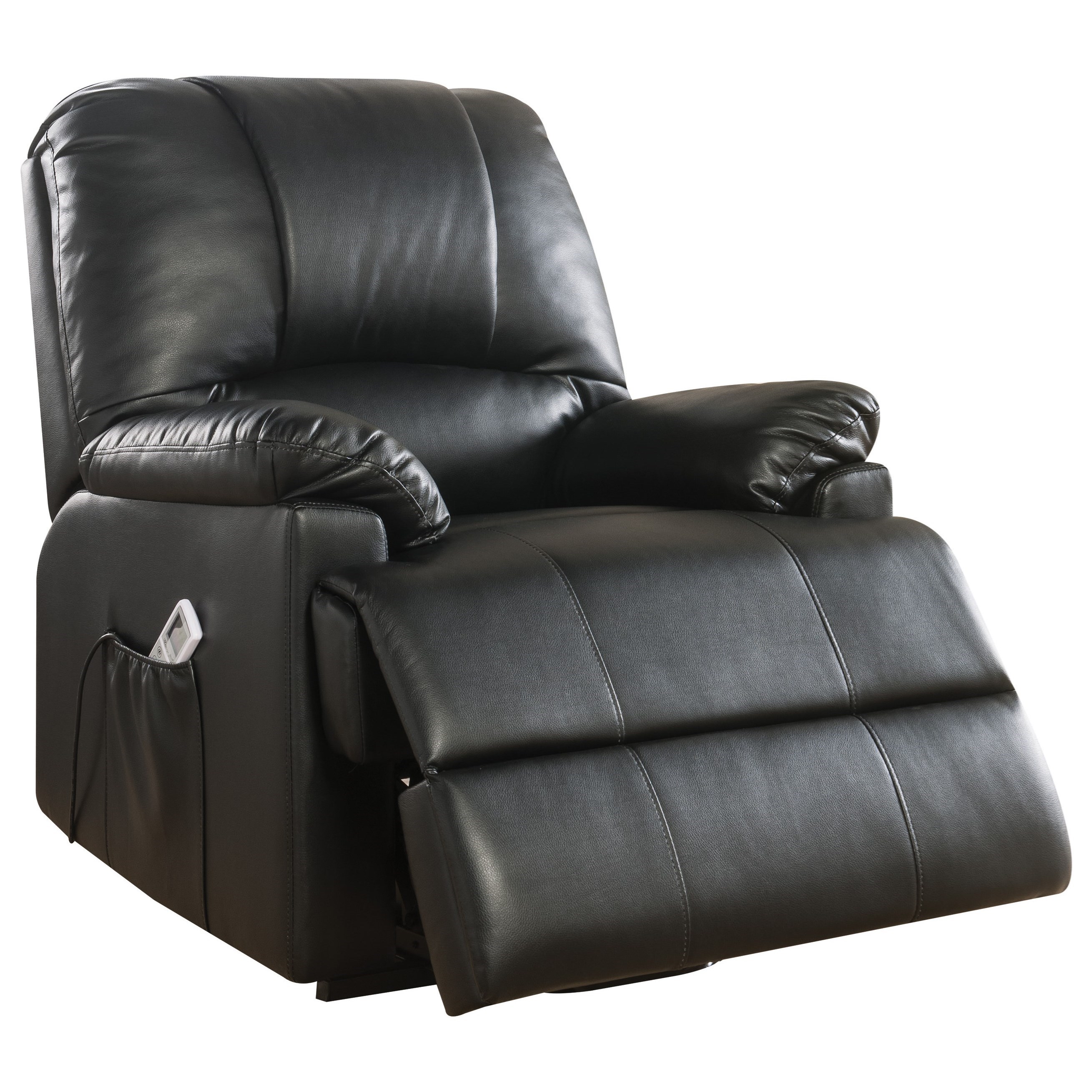 Acme Furniture Ixora Faux Leather Power Lift Chair with Massage Value